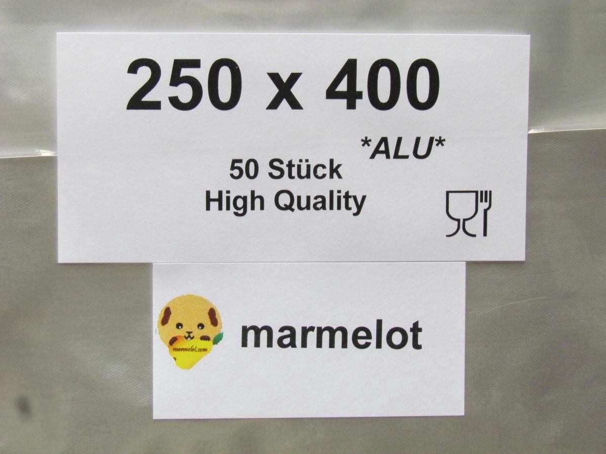Marmelot Aluminium Vacuumzakken Microstructuur 25x40cm 50stuks