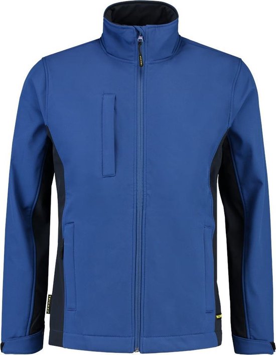 Veste Tricorp Soft Shell Bi-Color - Workwear - 402002 - Bleu royal-Marine - taille XS
