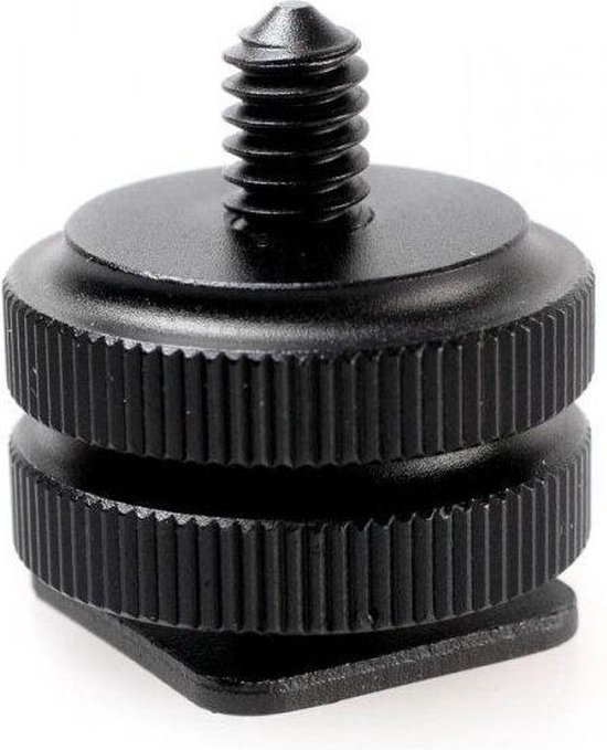 Foto: Caruba hotshoe adapter universal hotshoe 1 4 male schroefdraad