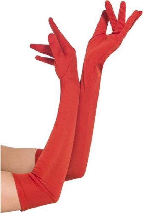 Lange Handschoenen - Rood | bol.com