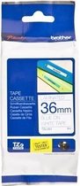 Brother TZe-263 Tape, 36 mm x 8 m, Blauw op Wit