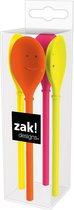 Zak!Designs Happy Spoon - Melamine - 11,5 cmÂ - Set van 4 Stuks - Hot Pop