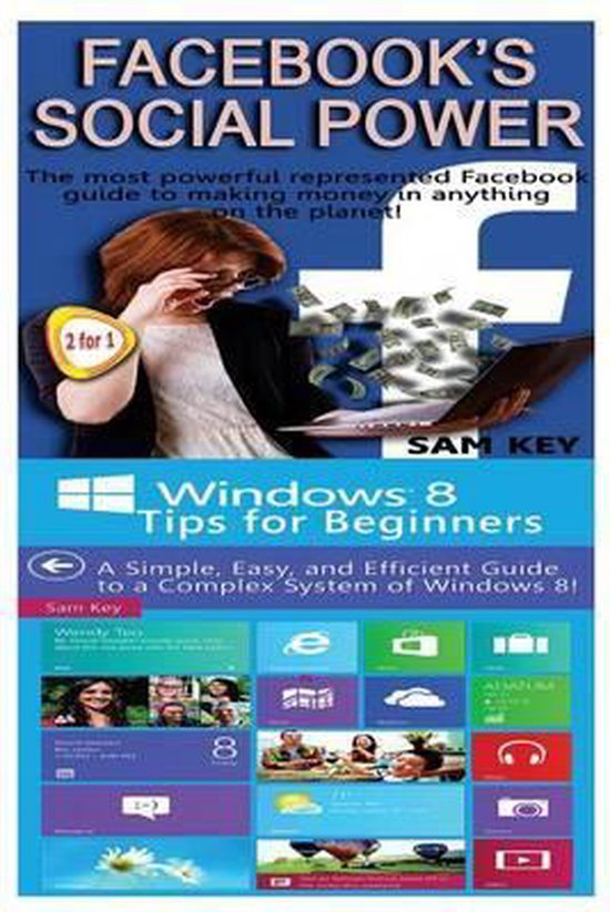 Facebook Social Power & Windows 8 Tips for Beginners - cover