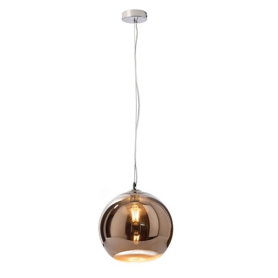 Deko-Light Pendant lamp, Furnel, bulb(s) not included, constant voltage, 220-240V AC/50-60Hz, number of bases: 1, E27, 1x max. 60,00 W, glass, silver, chrome, IP20