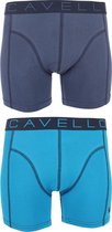 Cavello - 2-pack Boxershorts Water Blauw / Blauw - M