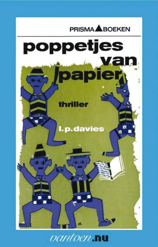 Cover van het boek 'Poppetjes van papier' van L.P. Davies