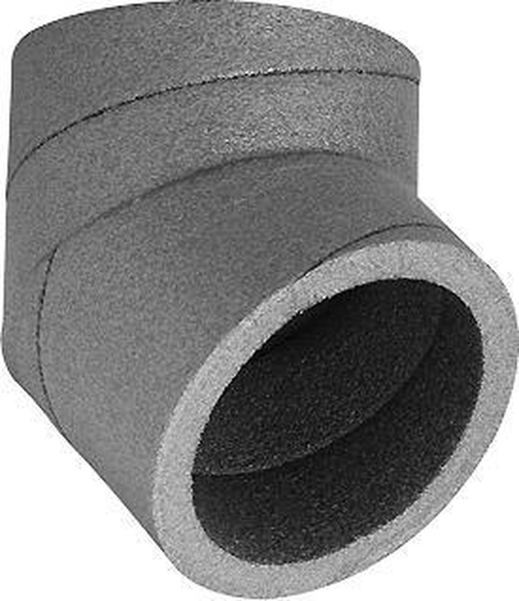 Geïsoleerd leidingsysteem bocht 45° - Ø125mm