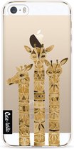 Casetastic Softcover Apple iPhone 5 / 5s / SE - Sepia Giraffes