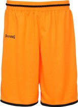Spalding Move Shorts Heren - Oranje / Zwart - maat M