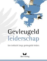 Boek "Gevleugeld leiderschap" met een illustratie van vogels en de tekst "Ben Verleg".