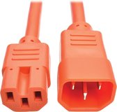 Tripp Lite P018-002-AOR electriciteitssnoer Oranje 0,6 m C14 stekker C15 stekker