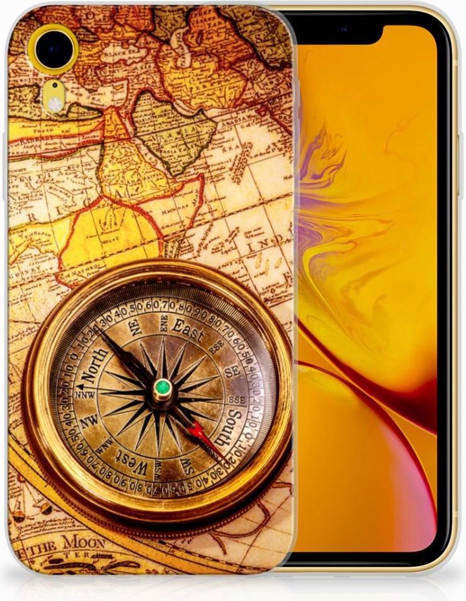 Apple iPhone Xr Siliconen Back Cover Kompas
