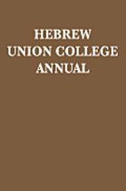 Hebrew Union College Annual