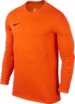 Chemise de sport pour homme Nike Park VI LS Team Shirt - Taille S - Homme - orange / noir