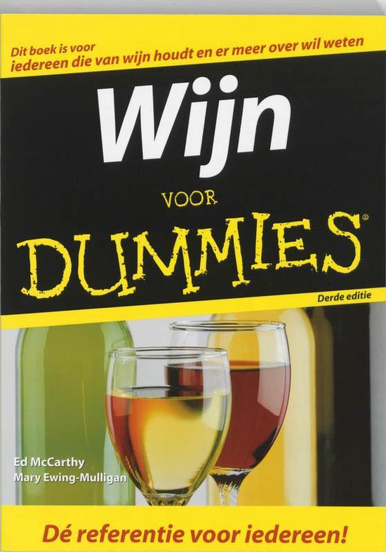 Cover van het boek 'Wijn voor Dummies' van Mary Ewing-Mulligan en Ed MacCarthy