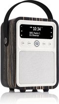 View Quest Monty Retro Wekkerradio Black Zebra