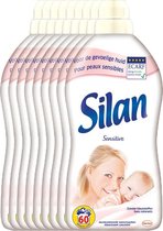 SILAN Sensitive - 8 x 1.5L (480 Wasbeurten) - Wasverzachter - Voordeelverpakking