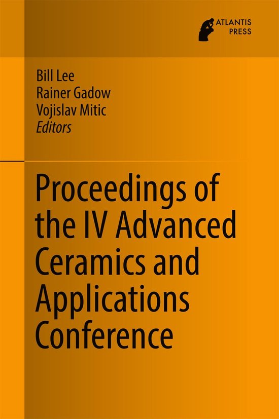Proceedings of the IV Advanced Ceramics and Applications Con ... - cover