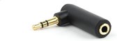 Haakse 3,5 mm audio connector, 90°
