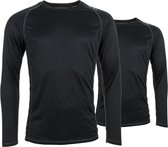 Tenson Caspian Thermoshirt Heren  Thermoshirt - Maat L  - Mannen - zwart