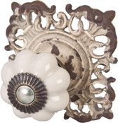 Clayre & Eef Deurknop 6x6 cm