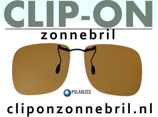 Sunburst Clip-on - Clip on zonnebril - Bril niet Opklapbaar - Voorhanger Lenzen