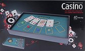 Casino Roulette & Speeltafel (2 in 1) + 40 Poker Chips