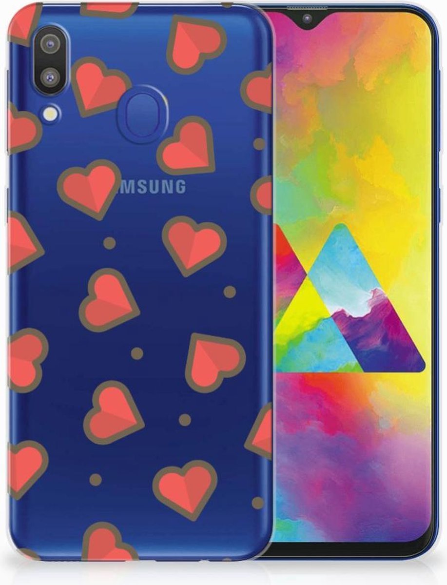 Samsung Galaxy M20 (Power) TPU bumper Hearts