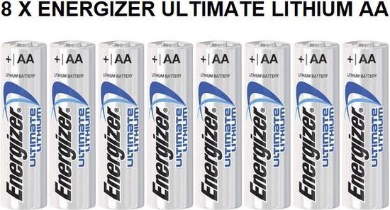 Energizer AA Lithium batterijen - 8 STUKS | bol.com