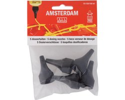 Set van 5 doseertuiten 120 ml Amsterdam Acryl
