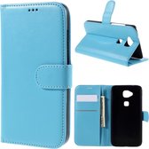 Blauw book case hoesje wallet Huawei G8