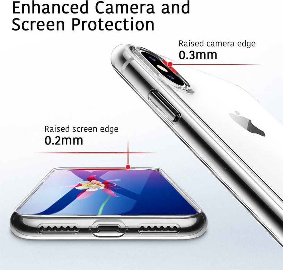 iPhone Xr TPU Hoesje Transparant