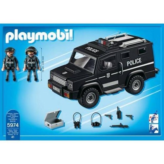 Verfijning smaak Duizeligheid Playmobil Politie auto speciale eenheid | bol.com