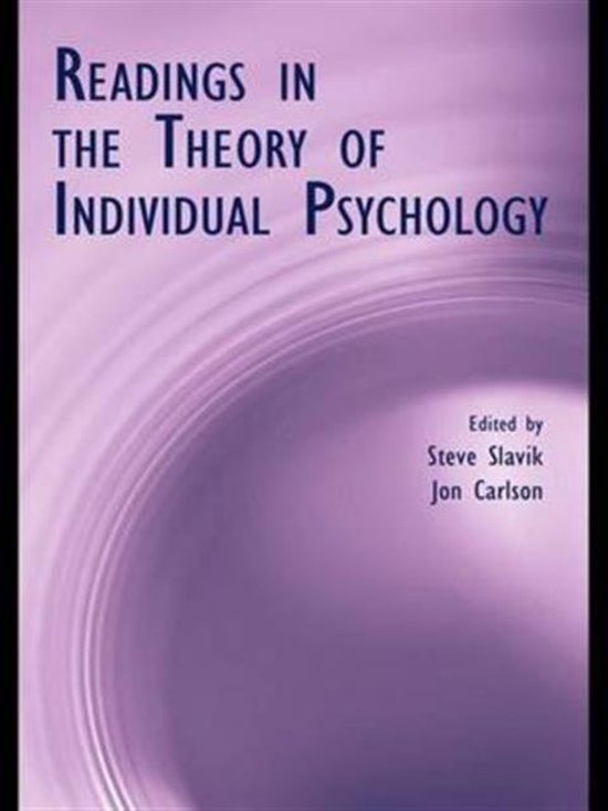Readings in the Theory of Individual Psychology - cover