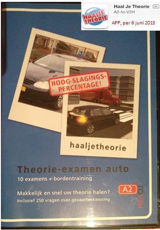 Cover van het boek 'Theorie-examen auto met hoog slagingspercentage!' van J.F.H. van Hoorn en O.W.R. Verstappen