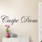 Carpe diem - muursticker - Voor 23:59 uur besteld, morgen in huis