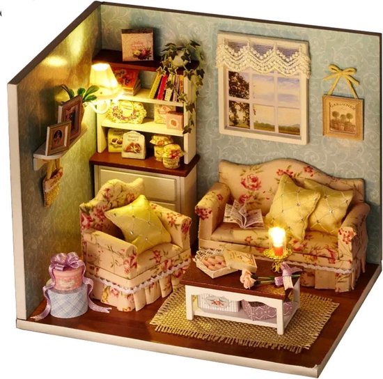 Poppenhuis DIY Maken Miniatuur Hobby Bouw Pakket Dollhouse Meubels - "Time  Travel"... | bol.com