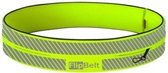 FlipBelt Classic Reflecterend - Running Belt – Hardloopriem voor Telefoon, Water en Meer – Unisex – Neon Geel - L