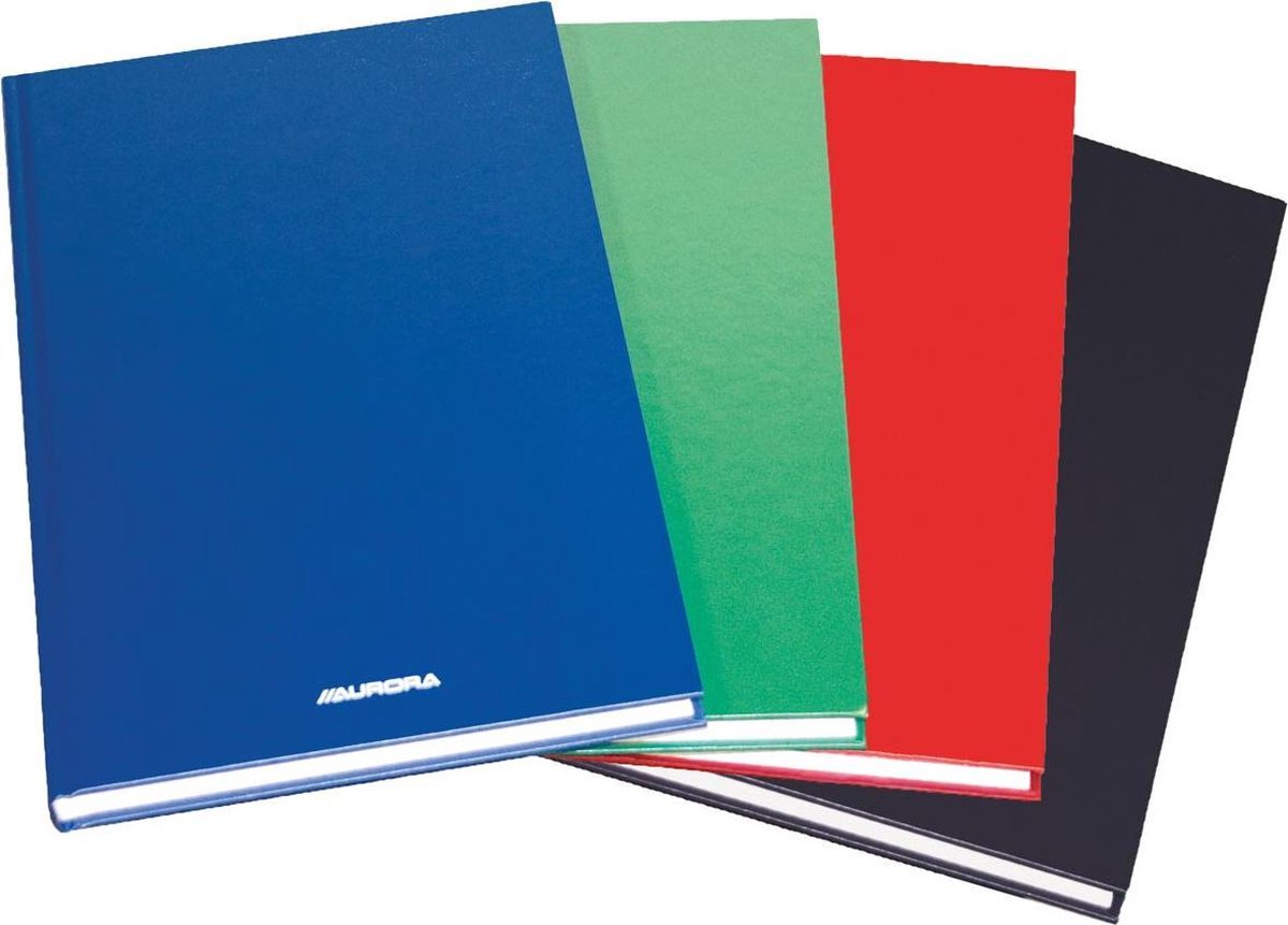 Aurora Magazijnboek - A4+ - Commercieel geruit - Harde kaft - 192 bladzijden - 6 stuks