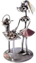 Hinz & Kunst smeedwerkfiguur beroep "Bloemist
