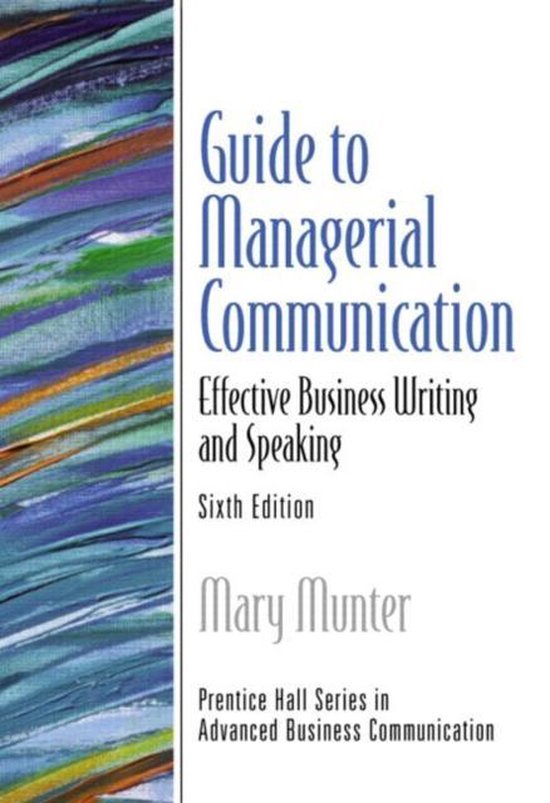 Guide to Managerial Communication - cover