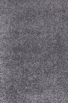Hoogpolig shaggy vloerkleed 120x170cm grijs - 5 cm poolhoogte