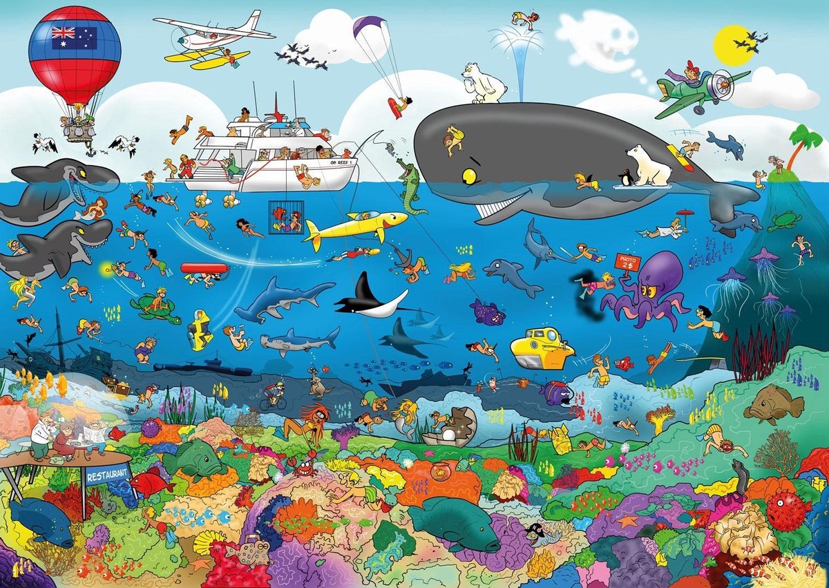 Goliath Puzzel That´s Life Great Barrier Reef: 1000 Stukjes | bol.com