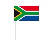 50 Zuid Afrikaanse zwaaivlaggetjes 12 x 24 cm