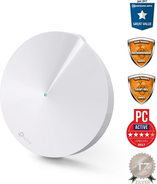 TP-Link Deco M5 - Mesh Wifi - Router - 1300 Mbps - 1-pack - Uitbreiding
