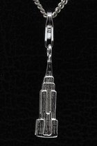 Zilveren Empire State Building New York hanger én bedel