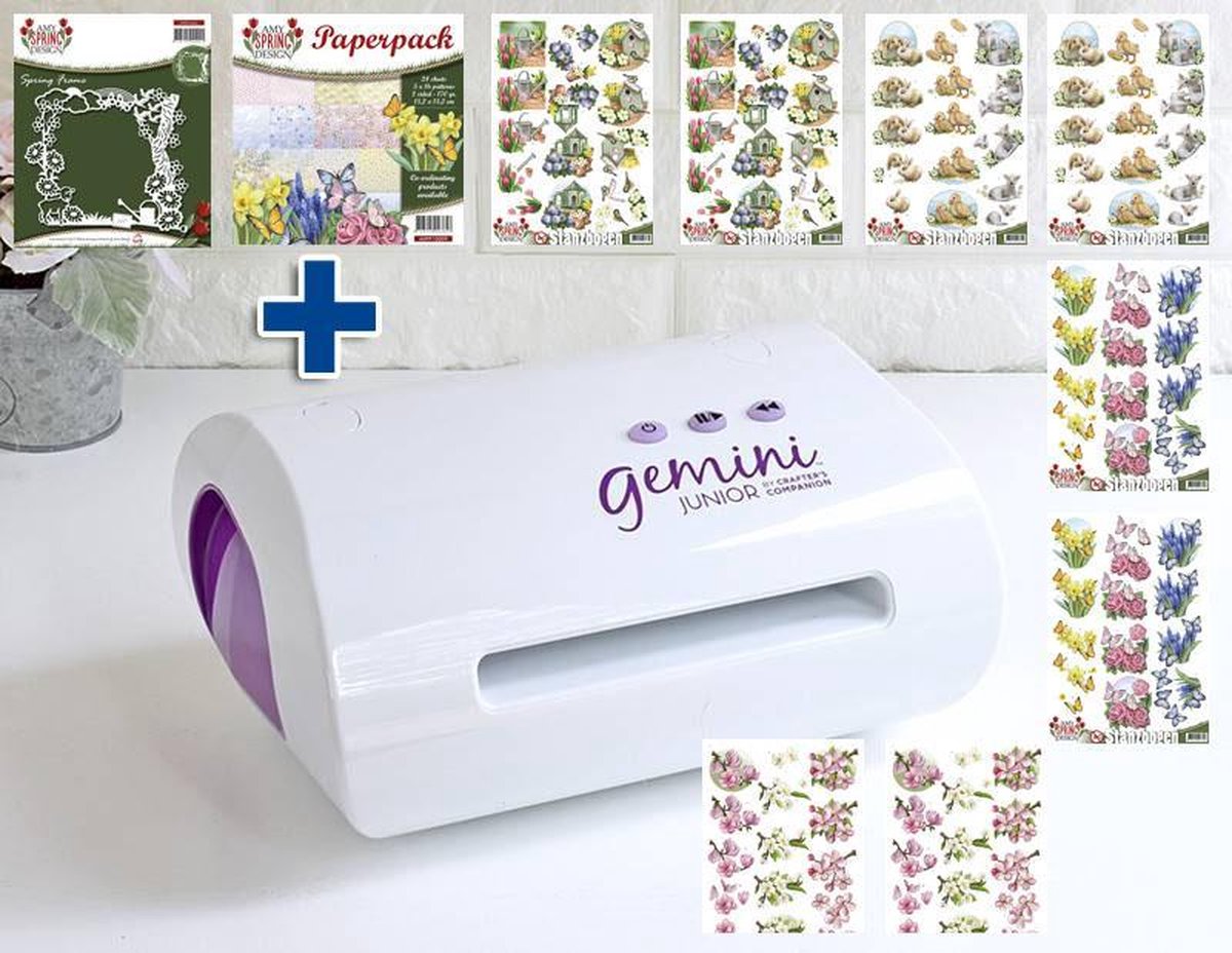 Gemini Junior Stans en embossing machine + Voordeelpakket bol