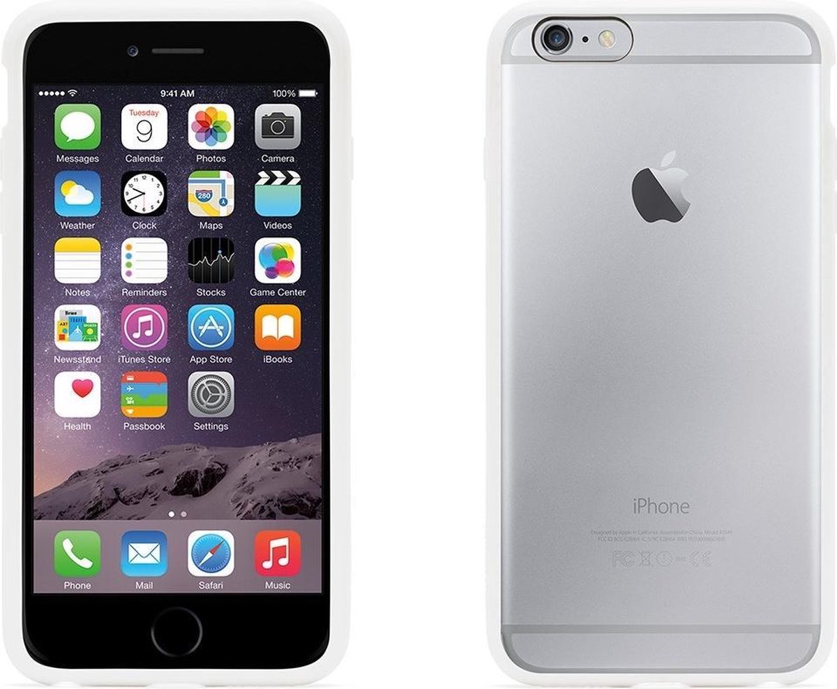 Griffin Reveal Case voor de iPhone 6 Plus - Wit/Transparant