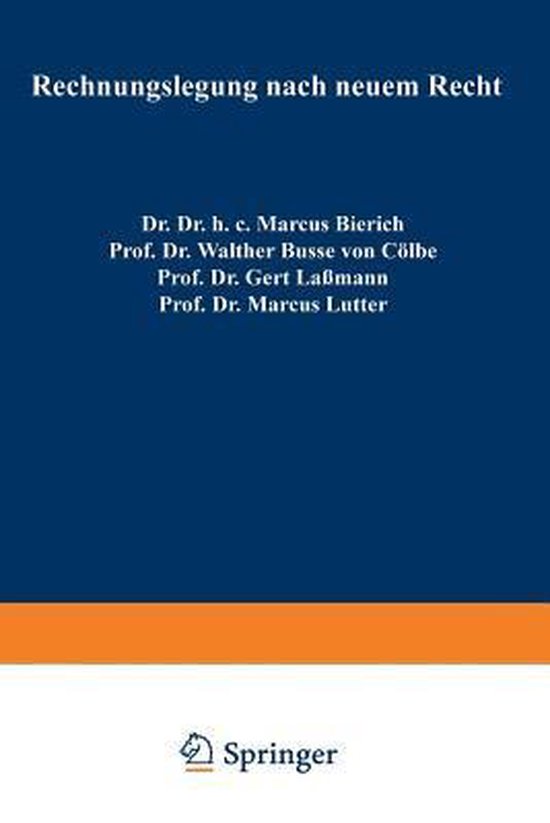 Rechnungslegung nach neuem Recht - cover