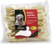 Beeztees Culinair Kauwstaafjes - Hondensnack - Kip en Groente - Voordeel - 10 stuks - 15/18 gram